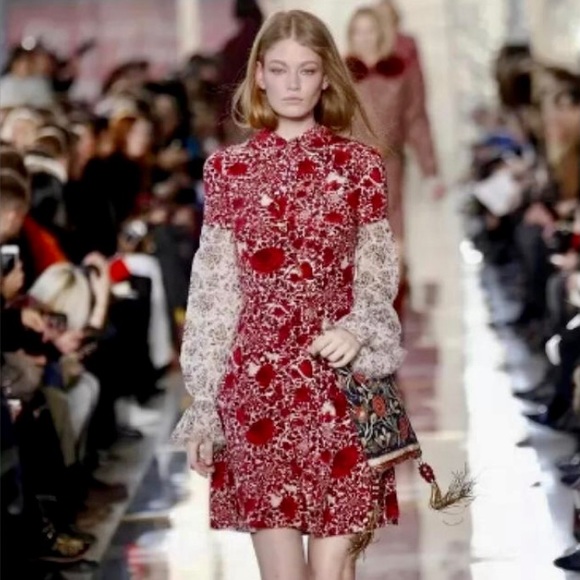 Tory Burch Dresses & Skirts - Tory Burch Cabernet silk Kendra shirt dress - 6